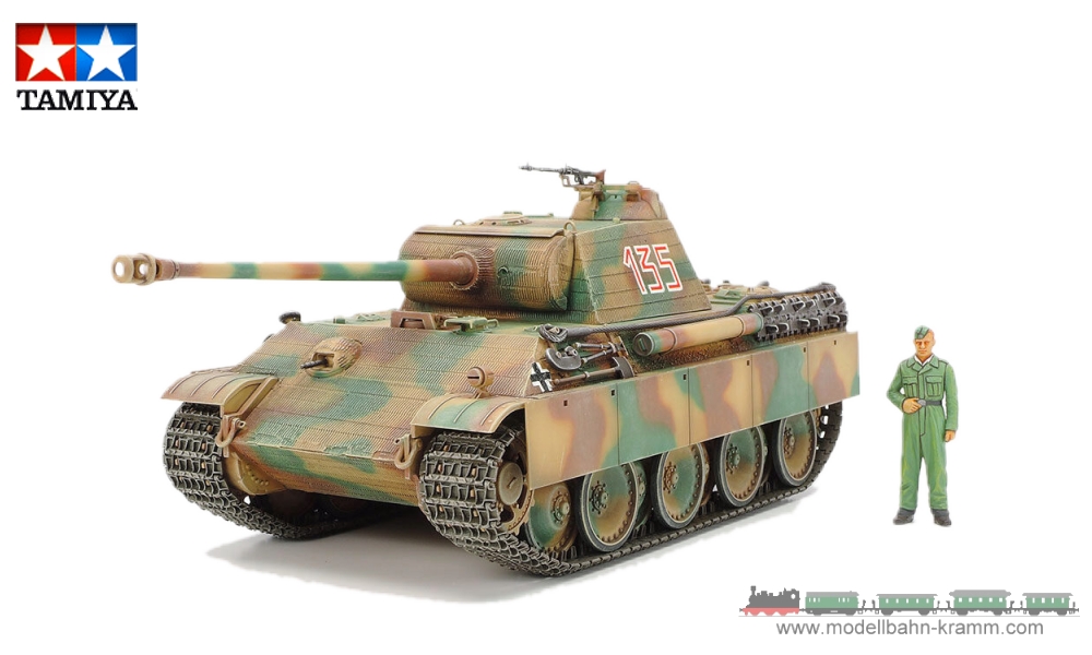 Tamiya 35170, EAN 2000000593623: 1:35 kit, Dt. SdKfz.171 Panther Aus. G French campaign