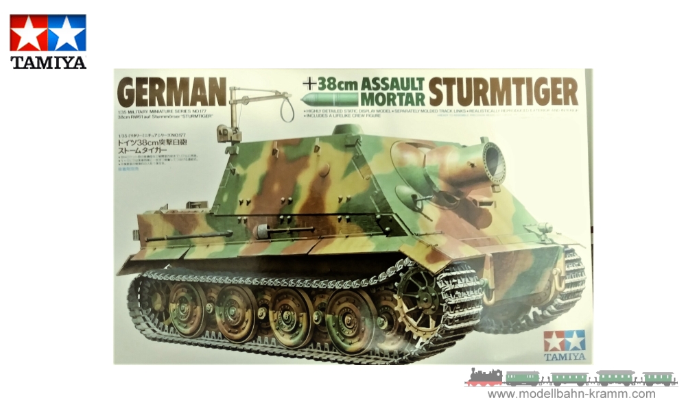 Tamiya 35177, EAN 2000000781846: 1:35 Kit, German Sturmtiger 38cm