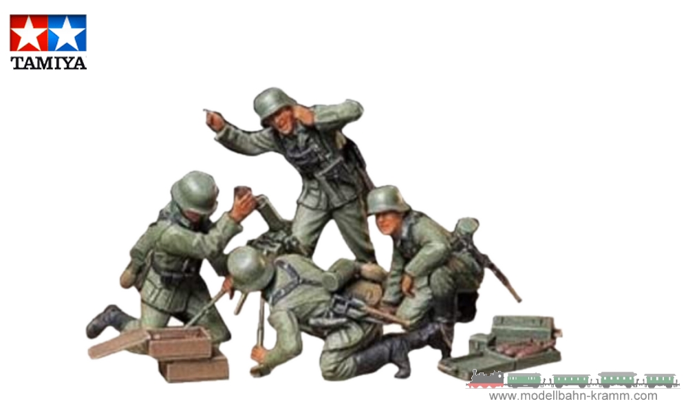 Tamiya 35193, EAN 4950344996216: 1:35 Kit, Fig.-Set German Infantry Mortar Squad
