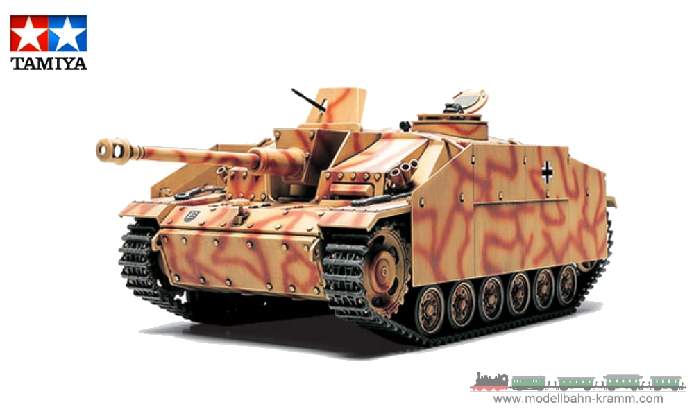 Tamiya 35197, EAN 2000000771939: 1:35 Kit, Dt. SdKfz.142/1 Assault- Tank IIIG