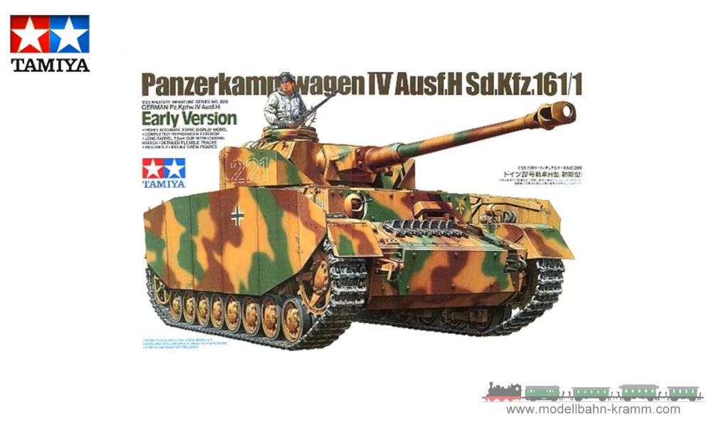 Tamiya 35209, EAN 2000000782034: 1:35 kit, Dt. SdKfz.161/1 Tank IV H France