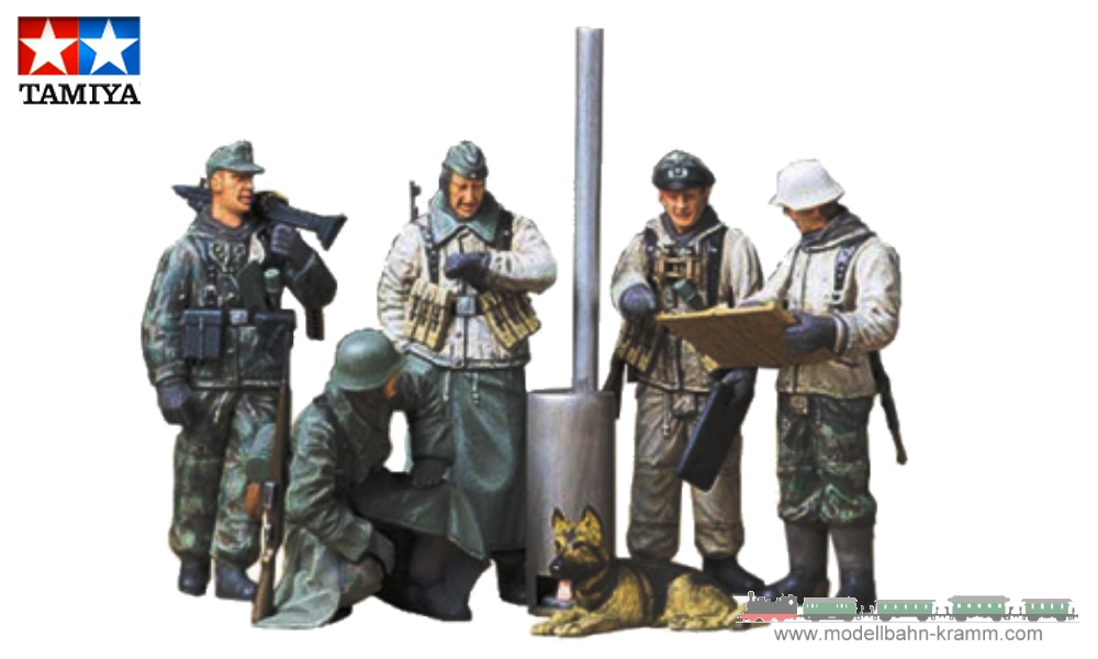 Tamiya 35212, EAN 4950344992775: 1:35 Scale Kit, Figure Set German Soldiers at Mission Briefing.
