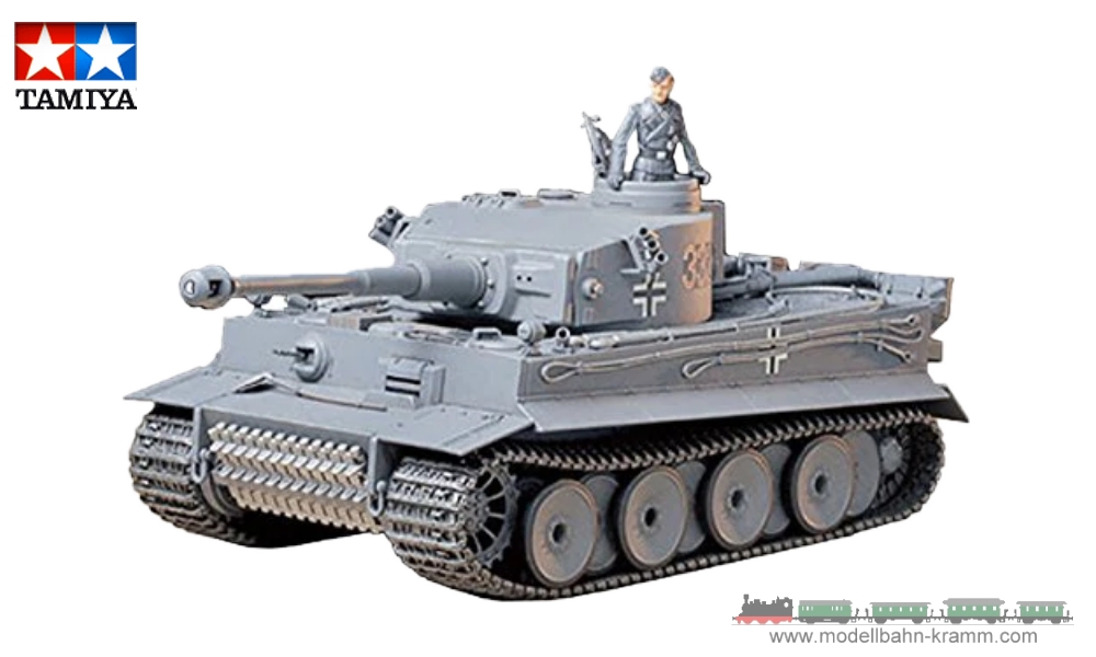 Tamiya 35216, EAN 4950344995653: 1:35 Kit, German Panzerkampfwagen Tiger I, Early production.