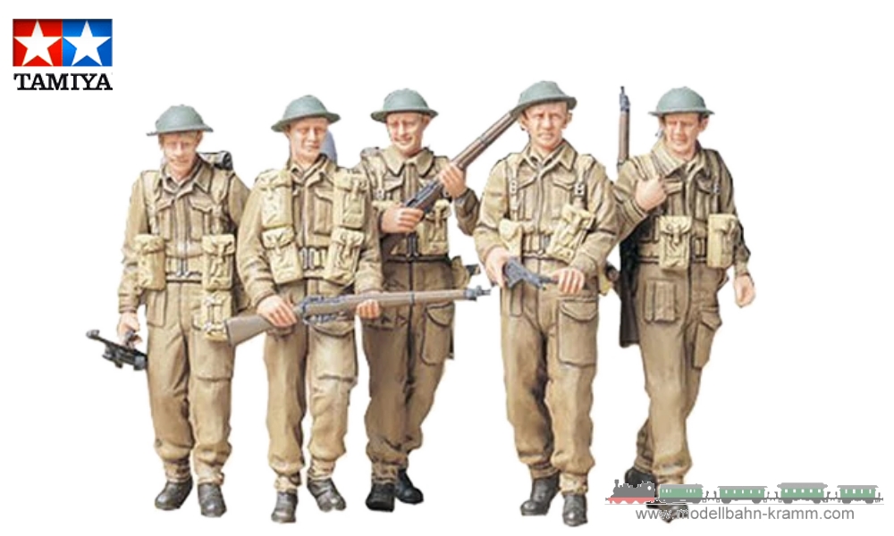 Tamiya 35223, EAN 2000000916606: 1:35 Scale Kit, Figure Set British Infantry Patrol.
