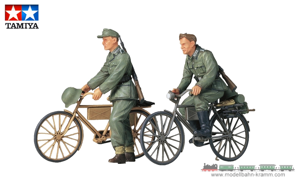 Tamiya 35240, EAN 2000002996217: 1:35 Scale Kit, Diorama Set Soldiers with Bicycle.