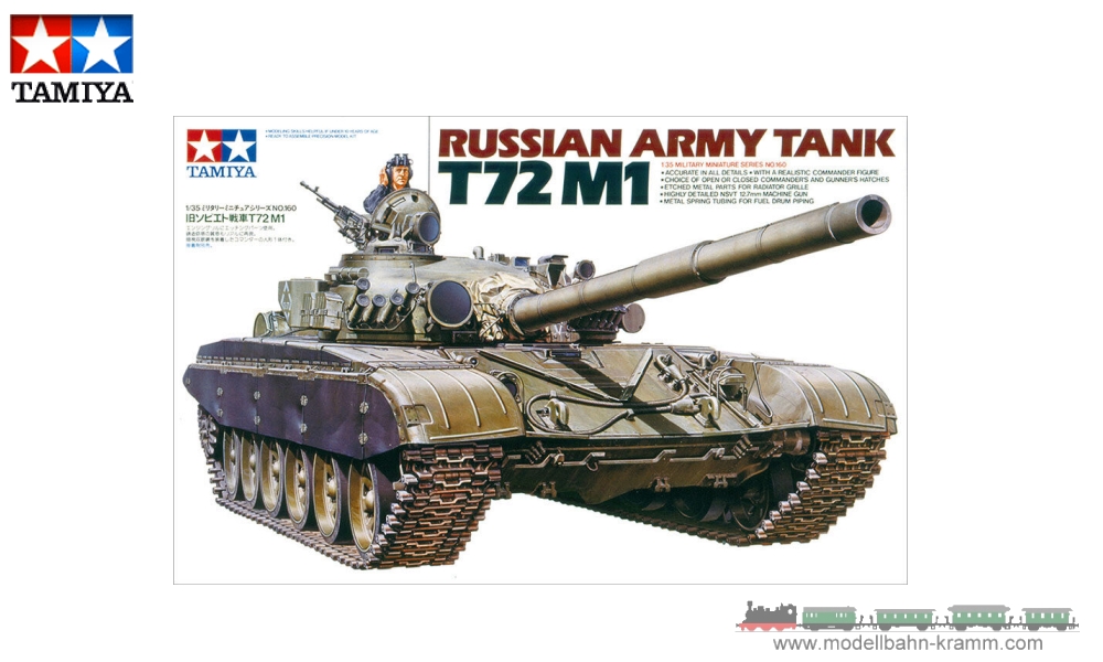 Tamiya 35257, EAN 2000000093802: 1/35th scale kit, Russian Tank T-55