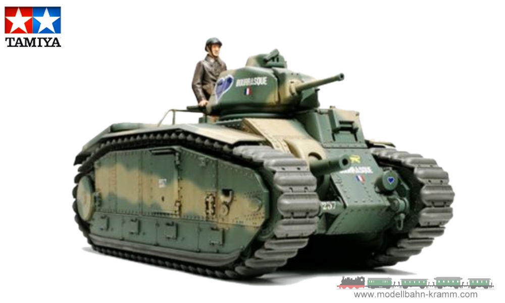 Tamiya 35282, EAN 2000008408028: 1:35 Bausatz, Französischer Kampfpanzer B1