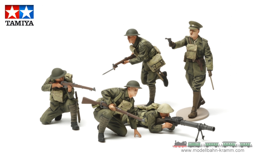 Tamiya 35339, EAN 4950344353392: 1:35 Scale Kit, WWI British Infantry Figure Set