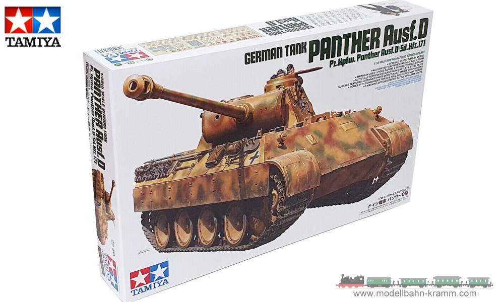 Tamiya 35345, EAN 2000008562485: 1:35 Kit, Panther Ausf.D