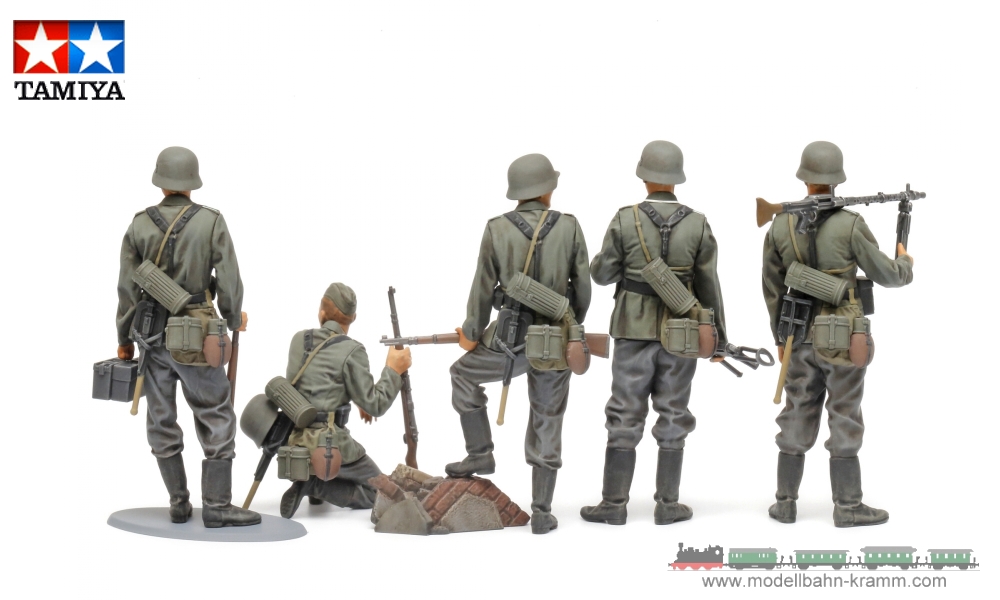 Tamiya 35371, EAN 4950344353712: 1:35 Bausatz, Figuren-Set Deutsche Infanterie 1941/42
