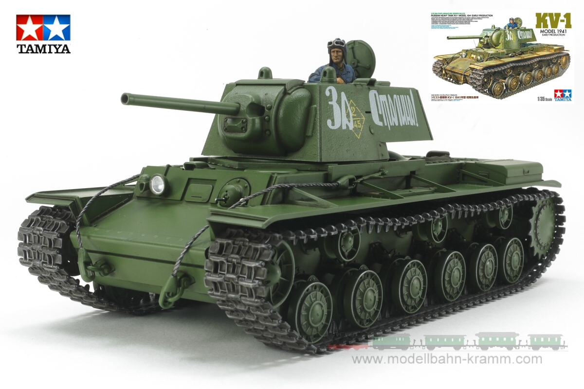 Tamiya 35372, EAN 4950344353729: 1:35 Kit, Russian tank KV-1 1941
