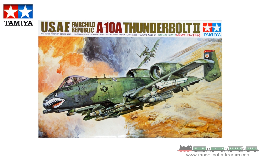 Tamiya 61028, EAN 2000000782362: 1:48 Kit, Fairchild Republic A10-A Thunderbolt