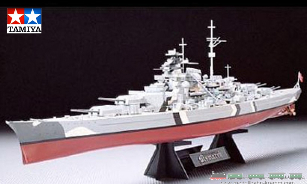 Tamiya 78013, EAN 2000000658537: 1:350 Scale Kit, German Battleship Bismarck.