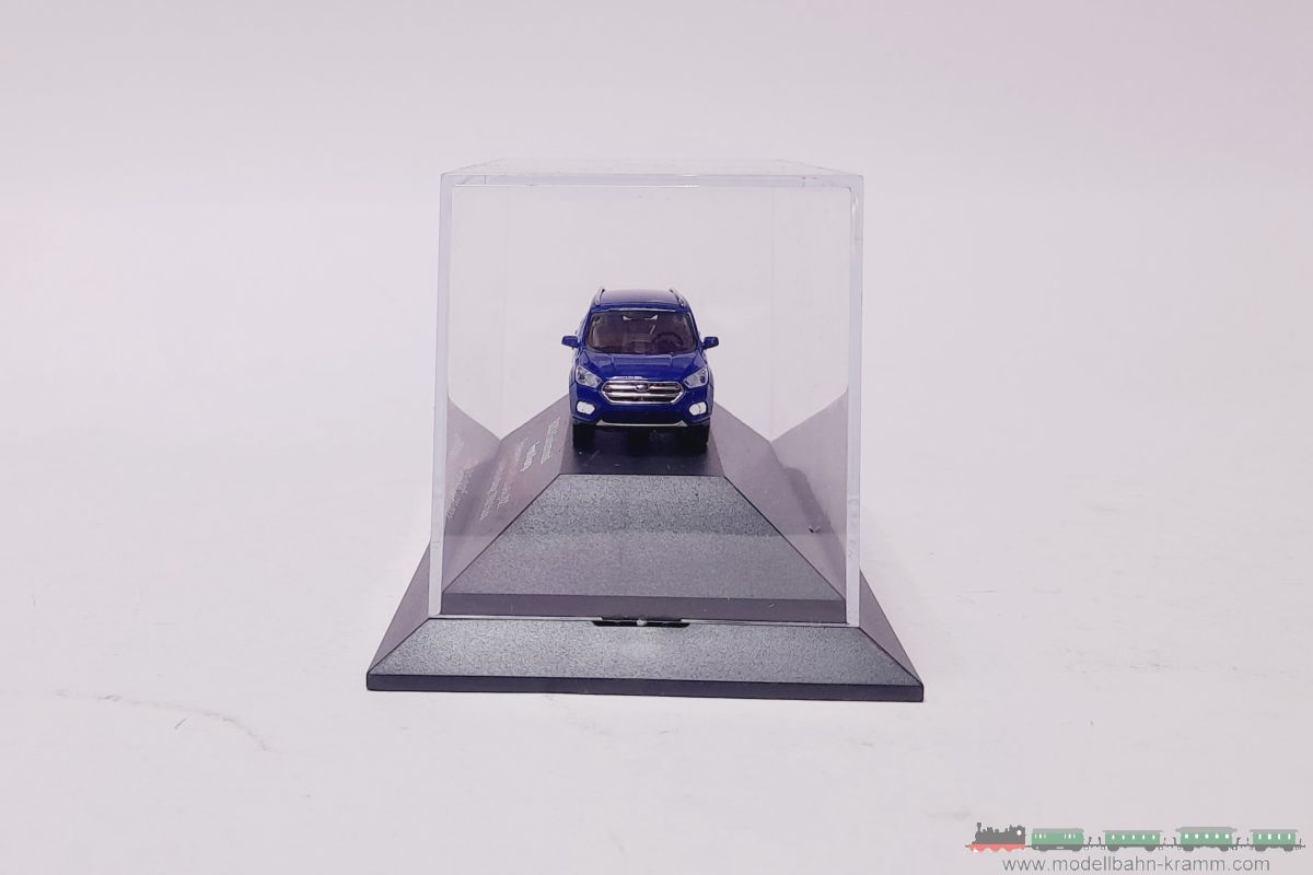 1A.Gebrauchtware 069.0002022.001, EAN 2000075509284: Busch H0 2022 Messemodell 2022 Ford Kuga in blau limitierte Auflage von 1000 Stück