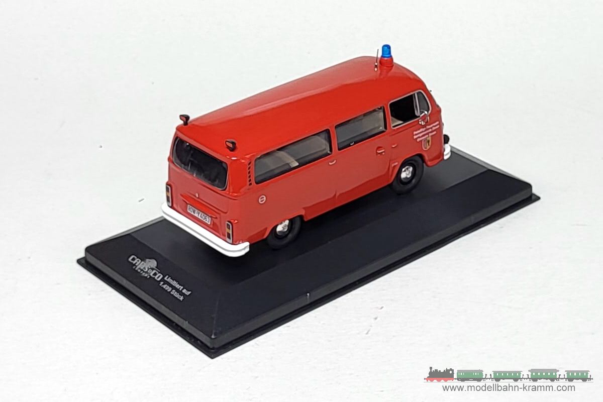 1A.Gebrauchtware 412.3604619.001, EAN 2000075560063: Ixo 1:43 3604619 VW T2 Bus Feuerwehr Zeven