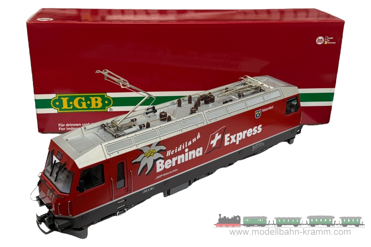1A.Gebrauchtware 501.0022420.001, EAN 2000075426048: LGB G 22420 E-Lok Ge 4/4 III Nr. 641 RhB Heidiland