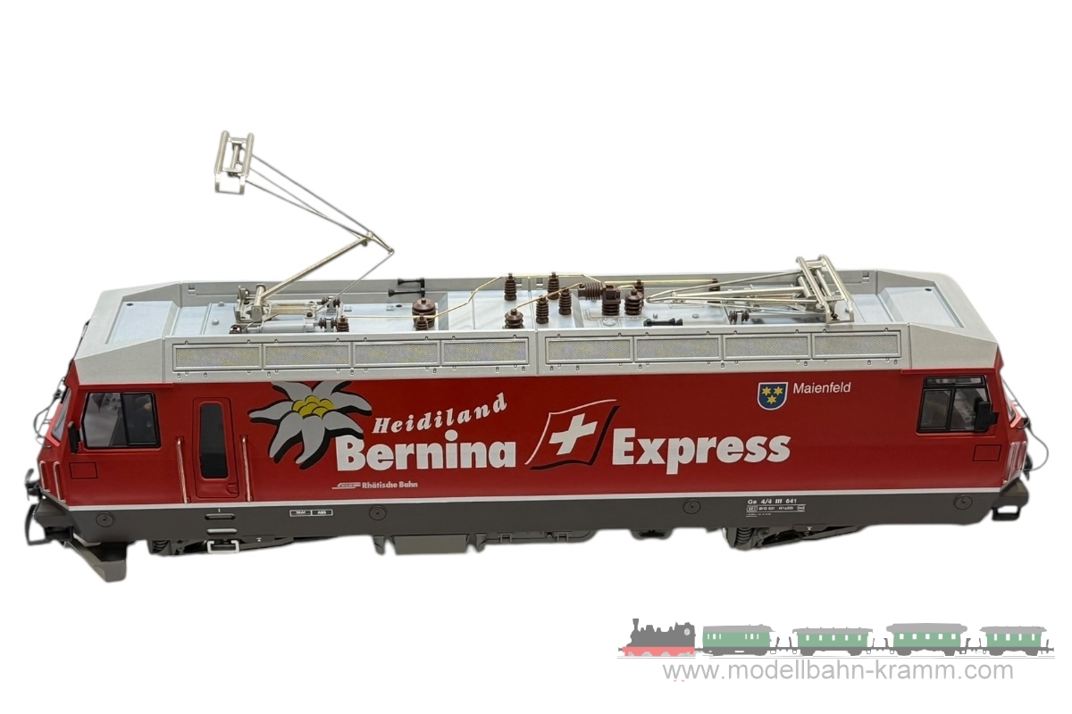 1A.Gebrauchtware 501.0022420.001, EAN 2000075426048: LGB G 22420 E-Lok Ge 4/4 III Nr. 641 RhB Heidiland
