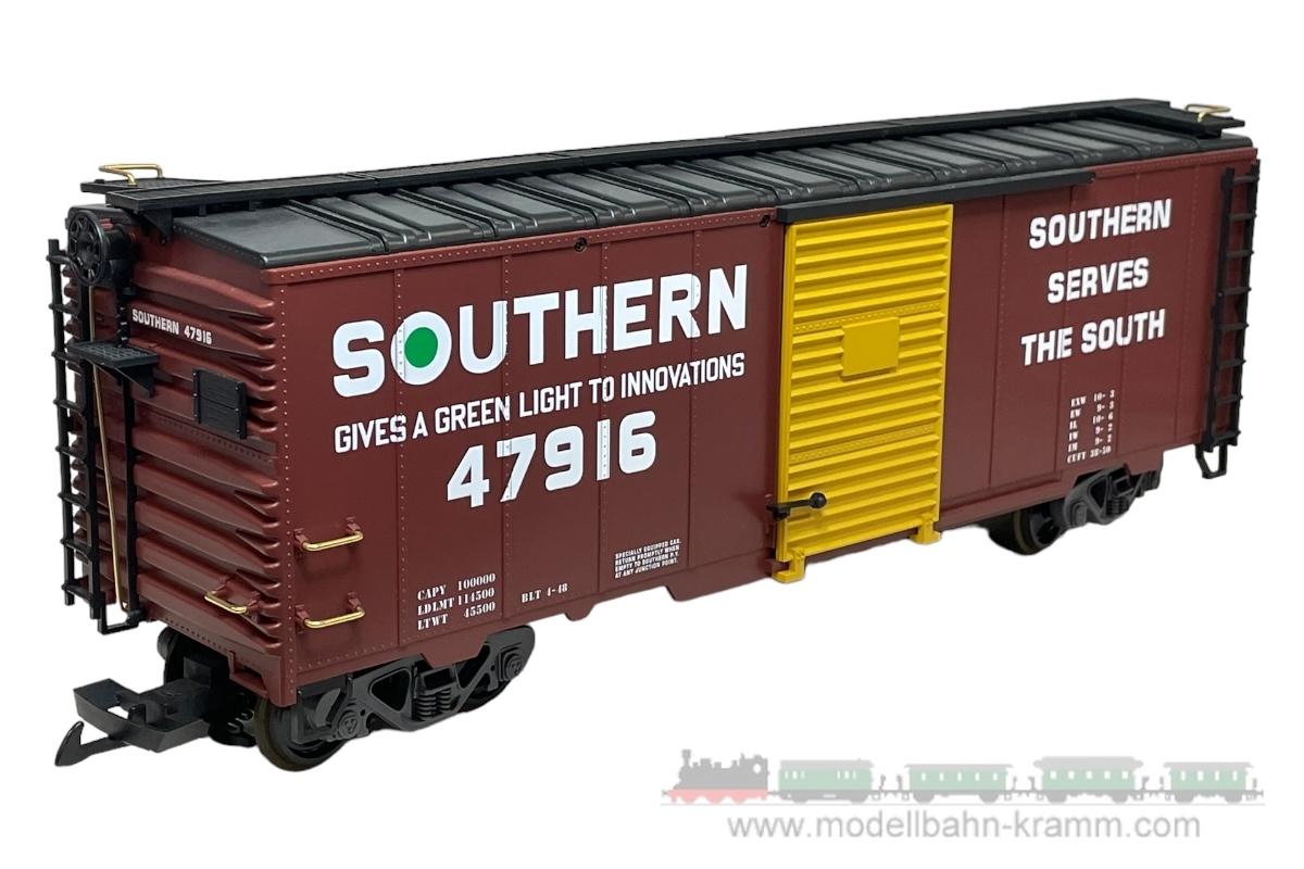 1A.second hand goods 501.0047916.001, EAN 2000075598783: LGB G DC 47916 Güterwagen Box Car Southern US