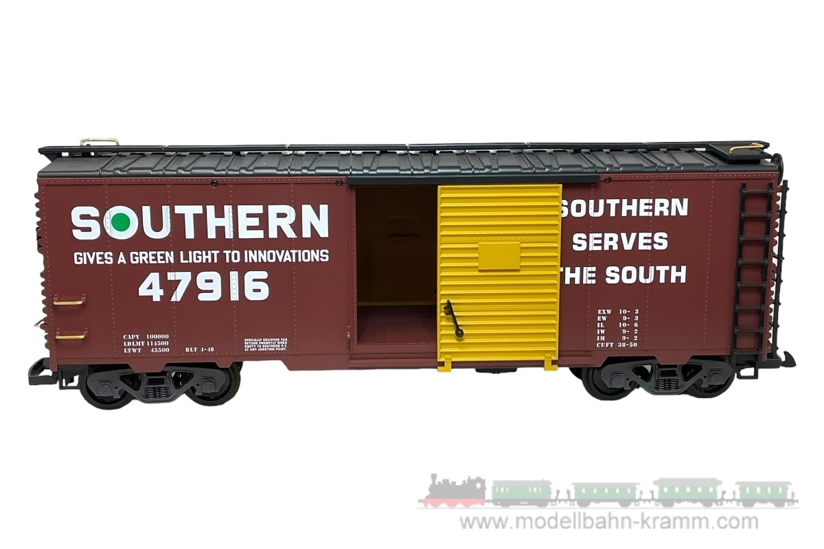 1A.Gebrauchtware 501.0047916.001, EAN 2000075598783: LGB G DC 47916 Güterwagen Box Car Southern US