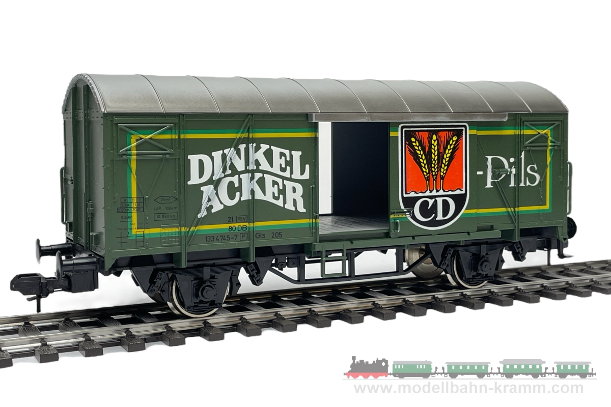 1A.second hand goods 540.0005886.001, EAN 2000075511317: Märklin 1 Spur DC 5886 Gedeckter Güterwagen Dinkelacker Pils DB