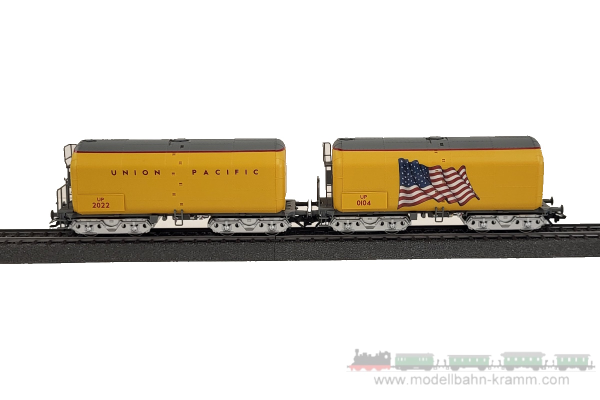 1A.Gebrauchtware 540.0047918.001, EAN 2000075647375: Märklin H0 AC 47918 Kesselwagen-Set 2-teilig gelb Union Pacific Railroad