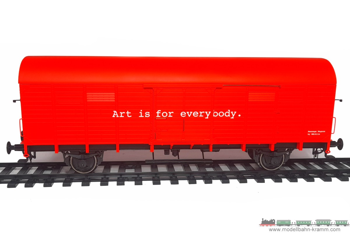 1A.Gebrauchtware 540.0058931.001, EAN 2000075568182: Märklin 1 Spur Message Wagon Keith Haring 1
