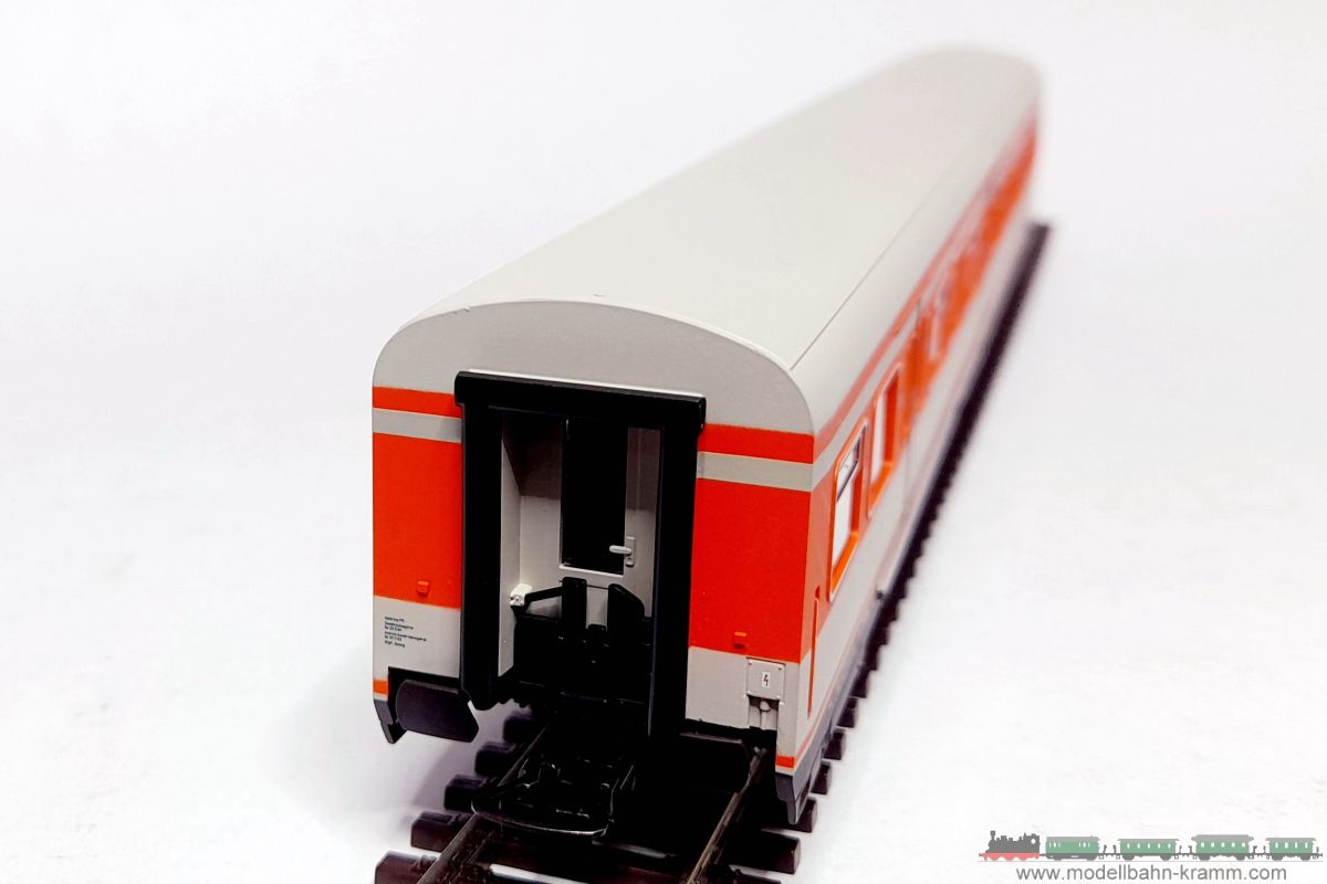 1A.second hand goods 650.0058500.003, EAN 2000075530936: Piko H0 DC 58500 S-Bahn x-Wagen 2. Klasse orange DB