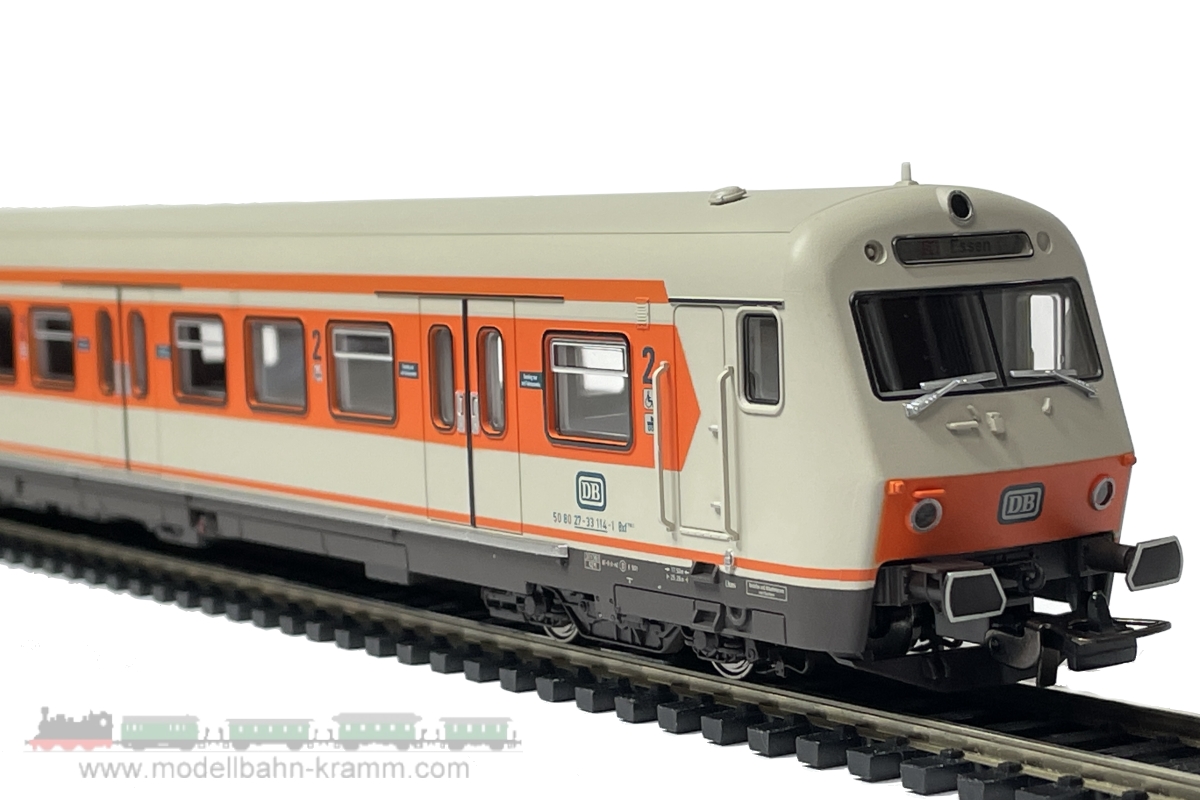 1A.Gebrauchtware 650.0058501.002, EAN 2000075545855: Piko H0 DC 58501 S-Bahn ,S6 Essen, x-Wagen Steuerwagen 2. Klasse orange DB