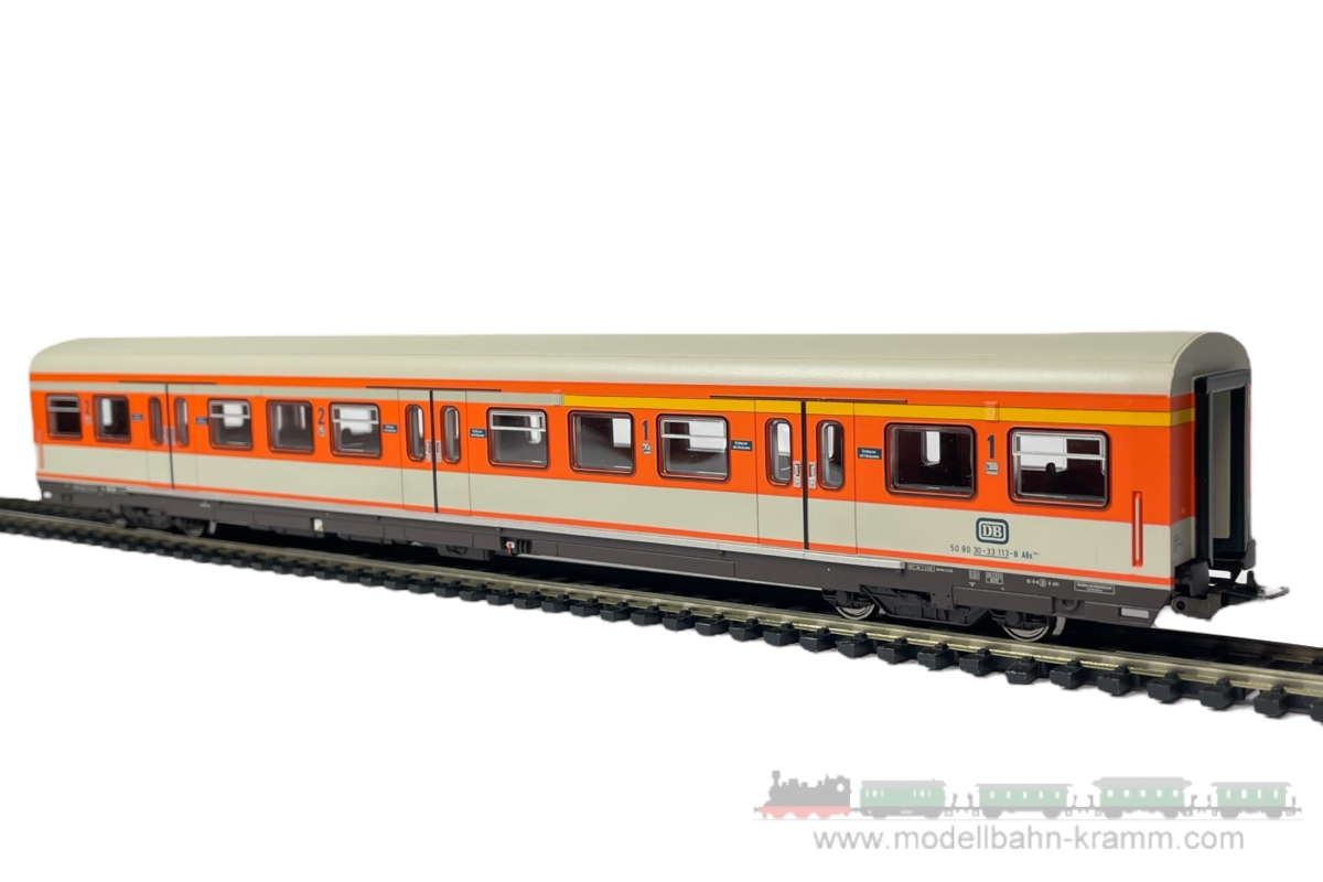 1A.Gebrauchtware 650.0058502.002, EAN 2000075545848: Piko H0 DC 58502 S-Bahn x-Wagen 1./2. Klasse orange DB
