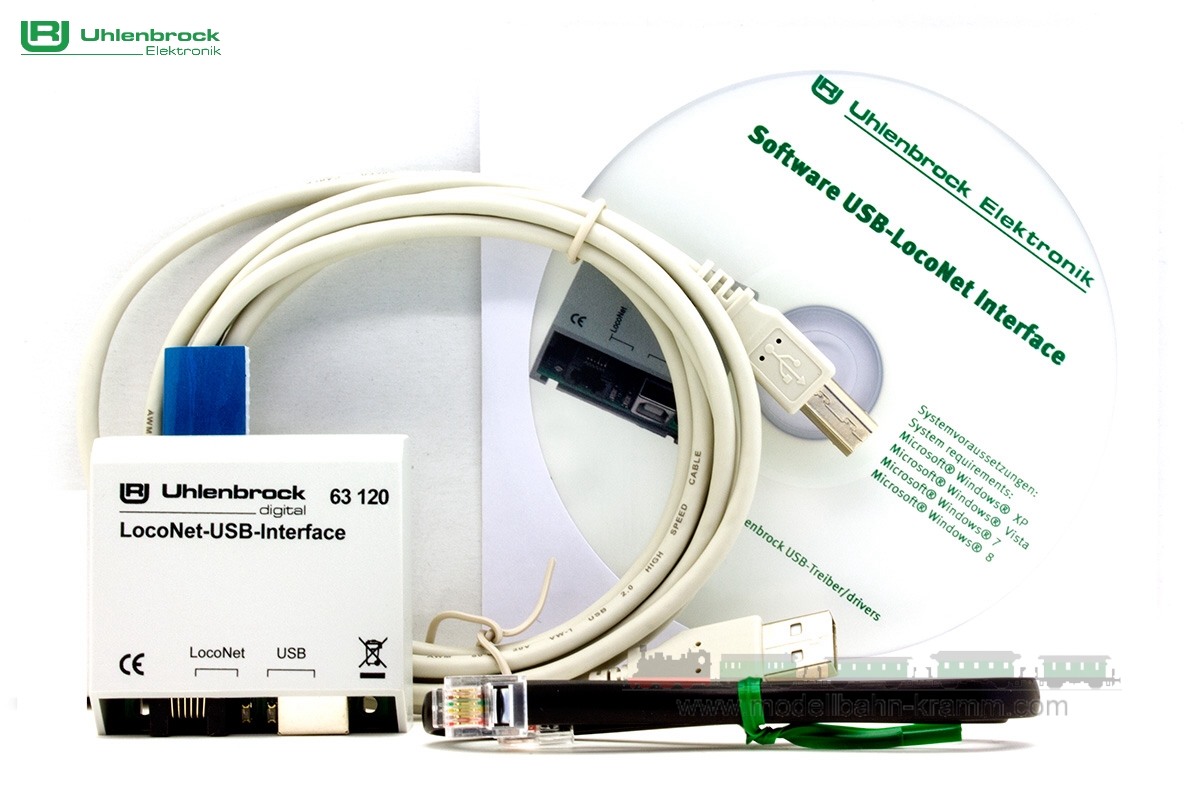 Uhlenbrock 63130, EAN 4033405631308: USB-LocoNet-Interface