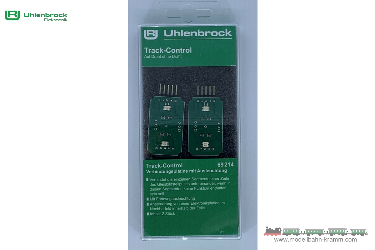 Uhlenbrock 69214, EAN 4033405692149: Track-Control 2 Verb.Platinen