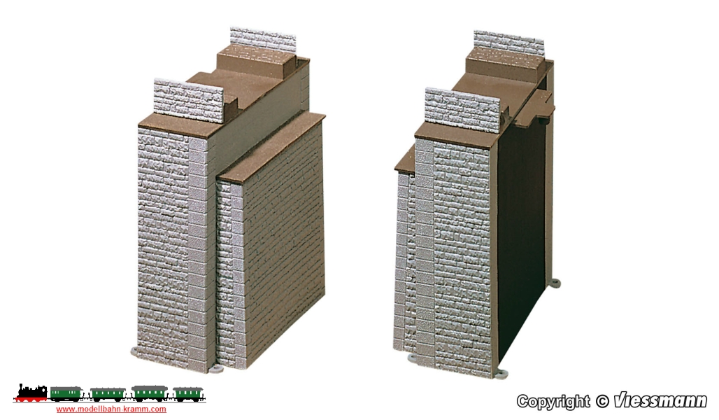 Vollmer 42541, EAN 4026602425412: H0 Brückenkopf-Garnitur, zweiteilig