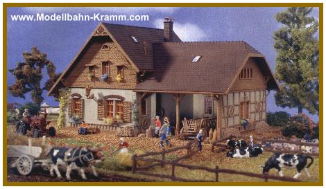 Vollmer 43744, EAN 4026602437446: H0 Bauernhaus mit Remise