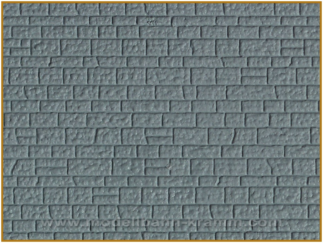 Vollmer 46024, EAN 4026602460246: H0 Mauerplatte Naturstein aus Kunststoff