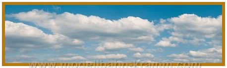 Vollmer 46105, EAN 4026602461052: Hintergrundkulisse Wolken, vierteilig 266 x 80 cm