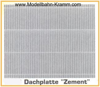 Vollmer 47348, EAN 4026602473482: N Dachplatte Zement aus Kunststoff