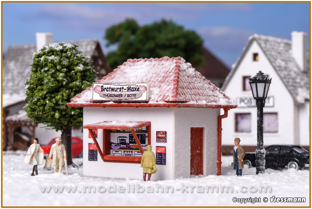 Vollmer 47625, EAN 4026602476254: N Kiosk Bratwurst-Maxe mit Kunstschnee