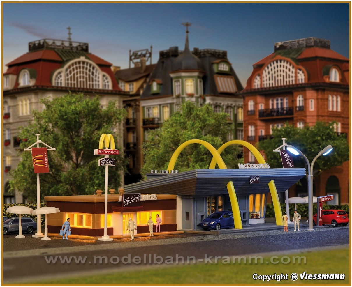 Vollmer 47766, EAN 4026602477664: N McDonald`s Schnellrestaurant mit McCafé