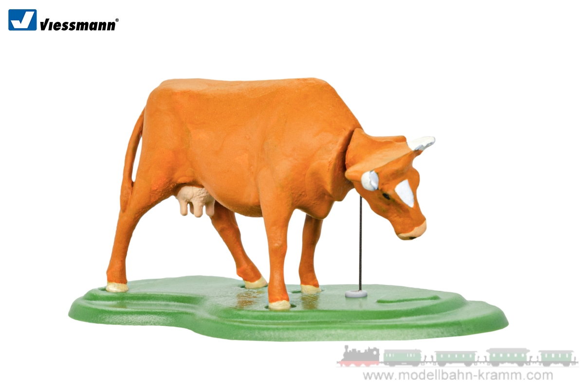Viessmann 1582, EAN 4026602015828: H0 Cow with moving head, brown