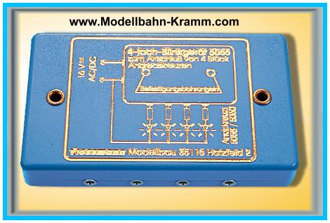 Viessmann 5065, EAN 4026602050652: Vierfach-Blinkelektronik für Andreaskreuze