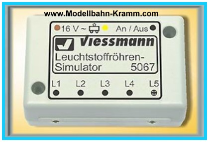 Viessmann 5067, EAN 4026602050676: Leuchtstoffröhren-Simulator