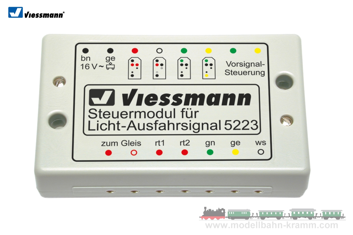 Viessmann 5223, EAN 4026602052236: Steuermodul für Licht-Ausfahrsignal