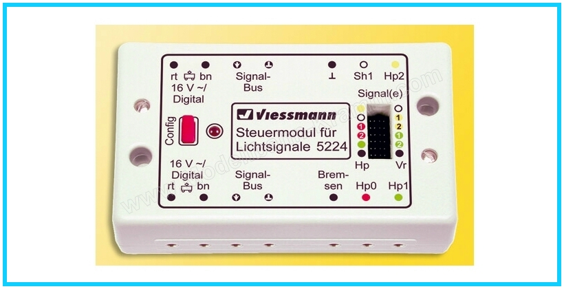 Viessmann 5224, EAN 4026602052243: Steuermodul für Lichtsignale digital/analog
