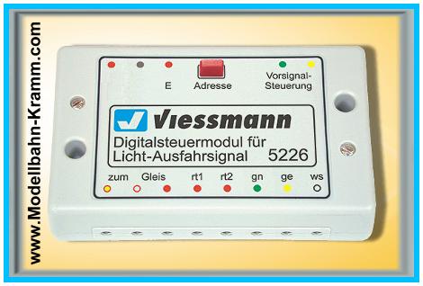 Viessmann 5226, EAN 4026602052267: Relais, monostabil, 2 x 2UM, positiver Schaltimpuls