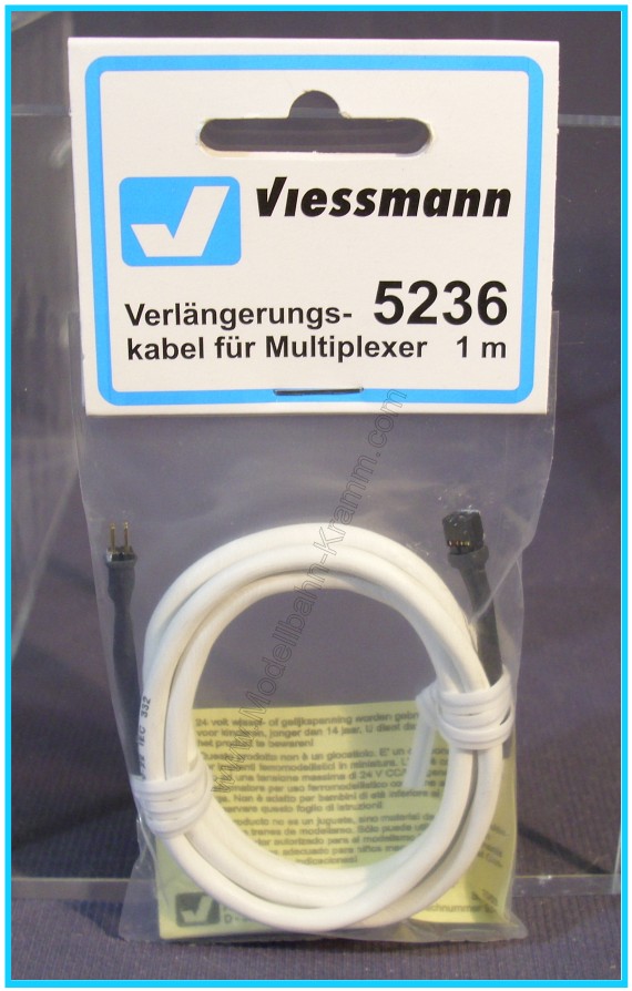 Viessmann 5236, EAN 4026602052366: Verlängerungskabel für Multiplexer, 1 m