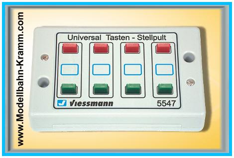 Viessmann 5547, EAN 4026602055473: Tasten-Stellpult 2-begriffig
