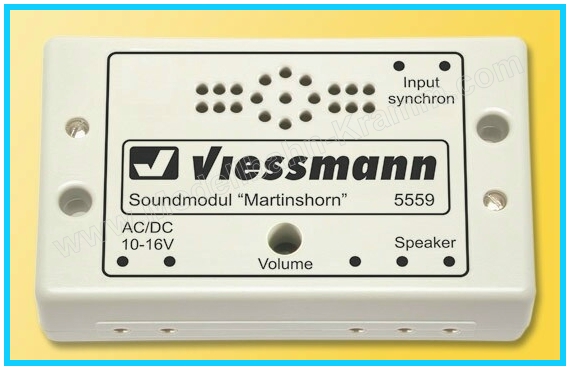 Viessmann 5559, EAN 4026602055596: Soundmodul Martinshorn