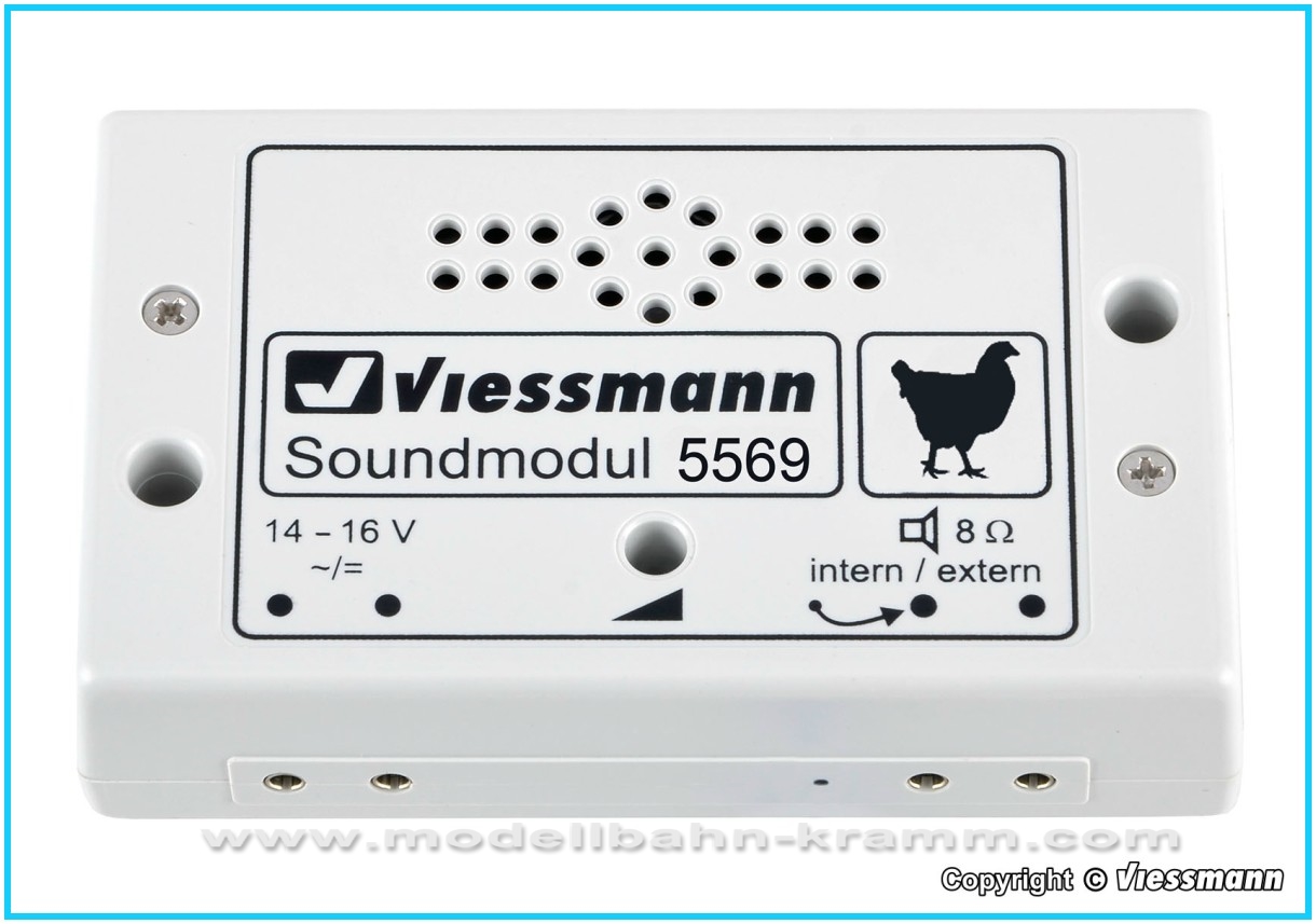 Viessmann 5569, EAN 4026602055695: Soundmodul Hühnerhof