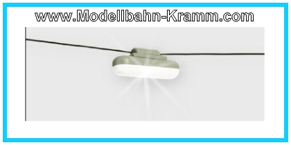 Viessmann 6366, EAN 4026602636627: H0 Hängelampe mit Seilaufhängung, LED weiß