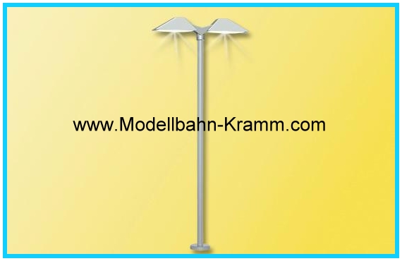 Viessmann 6484, EAN 4026602064840: N Moderne Bahnsteigleuchte doppelt, 2 LEDs weiß